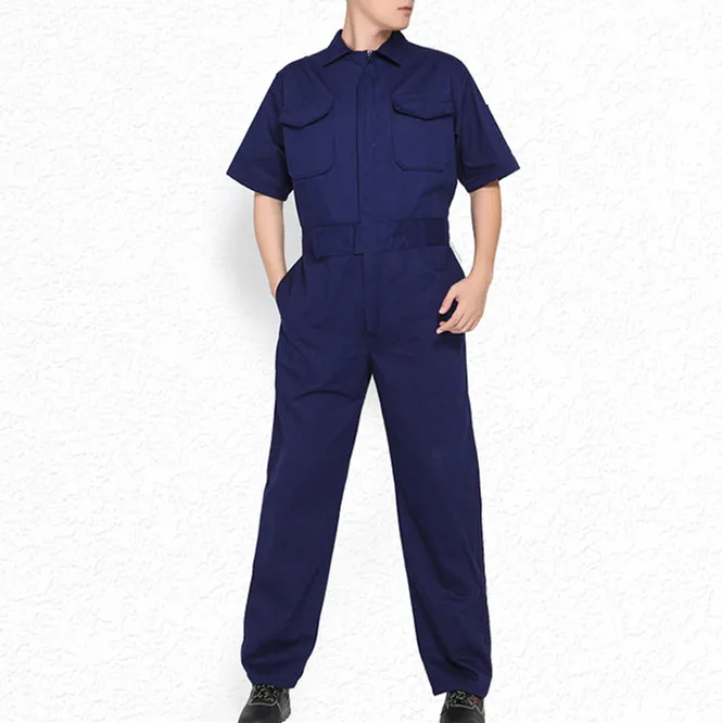 

Men Work Overalls Long Sleeve Working Coveralls Comfortable Cotton Labor Uniforms Workwear Repairman Auto Repair Plus Size M-4XL