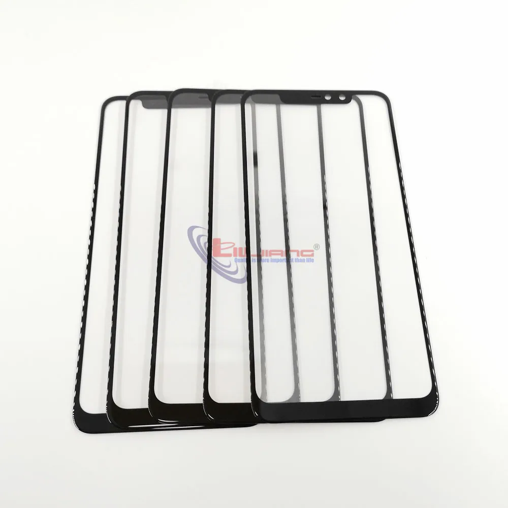 Сенсорная панель для XiaoMi Redmi Note 6 Pro фронтальная внешняя стеклянная линза