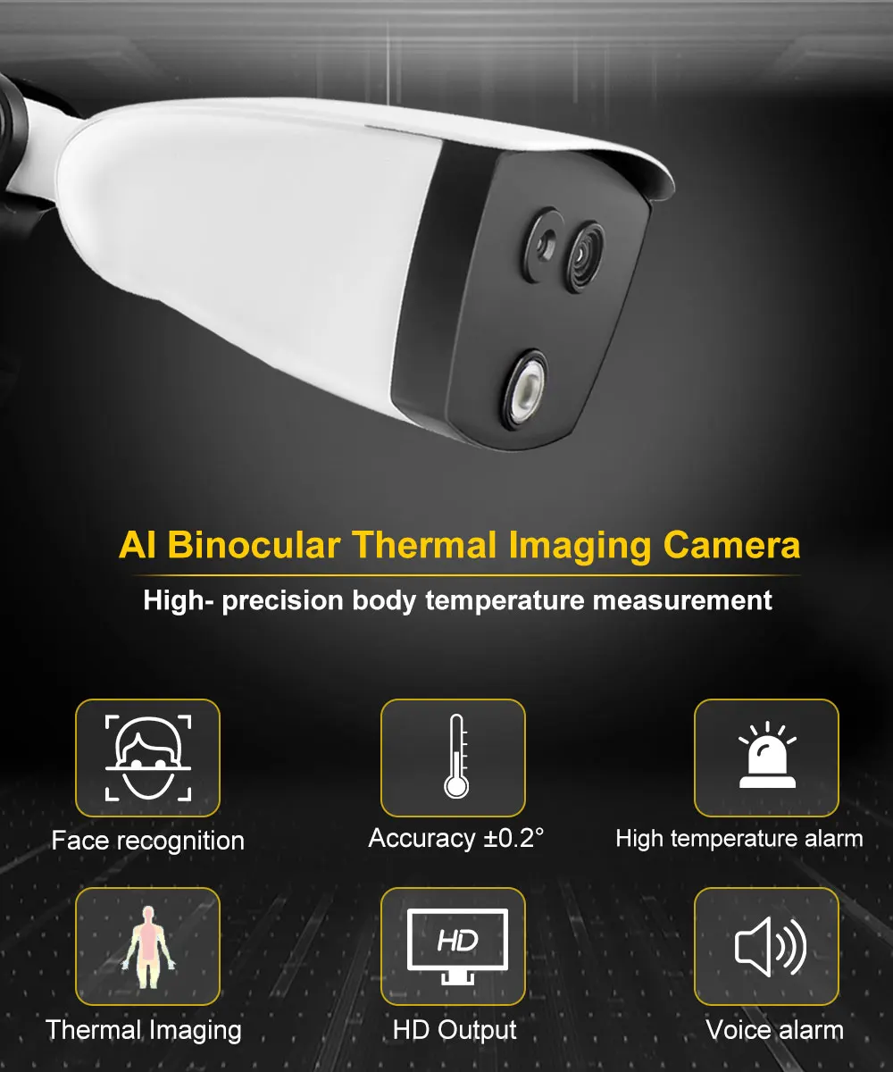 Термальность imager камера AI бинокулярный термографический изображений прицел flir