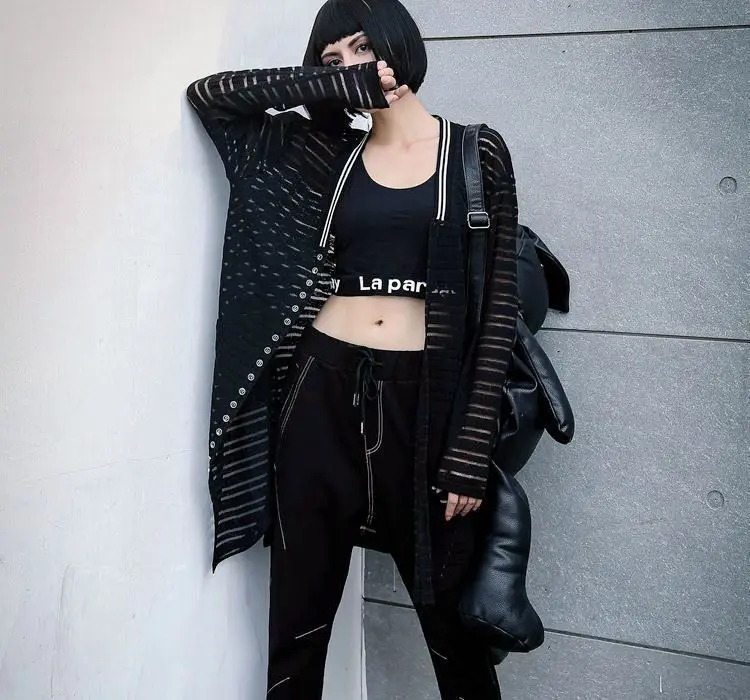 Max LuLu, новинка, роскошные модные сексуальные длинные блузки для девушек, женские рубашки в полоску, блузы с v-образным вырезом, женские кружевные топы размера плюс, одежда