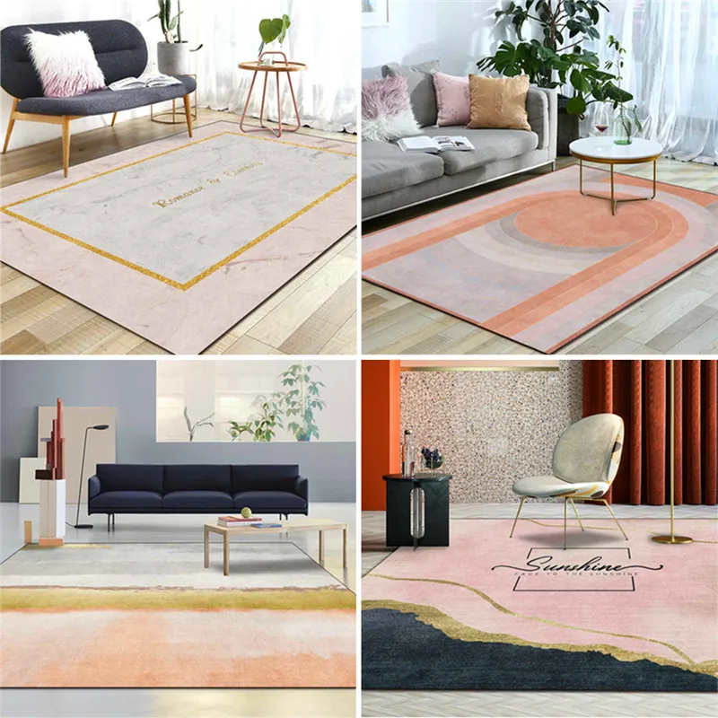 

Scandinavian Minimalist Faux Marble Rug Gray Maidens Room Bedroom Living Room Carpet Kitchen Bathroom Floor Mat Mat Bed Blanket