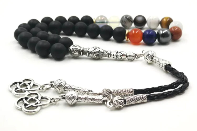 Tasbih натуральный матовый Агаты красный Агаты песчаник лазурит Гематит Кристалл кошачий глаз тигровый глаз белый turquoises опал Sulaimani