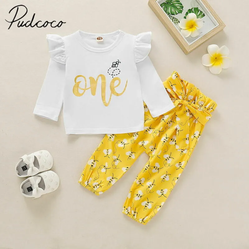 2019 демисезонная одежда для малышей Одежда новорожденных девочек с буквами