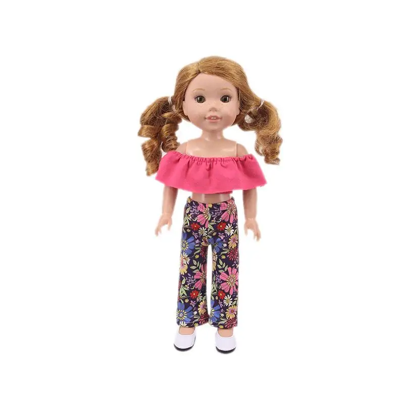 Носки с мелким цветочным принтом модное платье 11 видов стилей для 14 5 дюймов Wellie