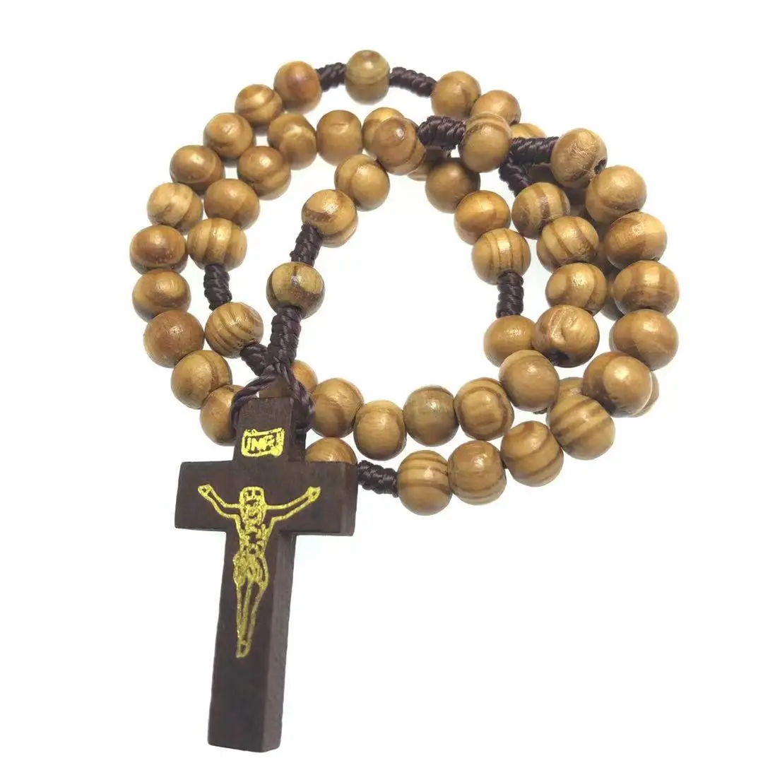 Ожерелье из натурального дерева 8 мм Из Искусственного Дерева | Украшения и