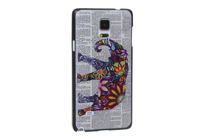 Чехол для Samsung GALAXY Note 4 N9100 с рисунком кошки Совы слона|case for samsung galaxy|case samsungcase designer |