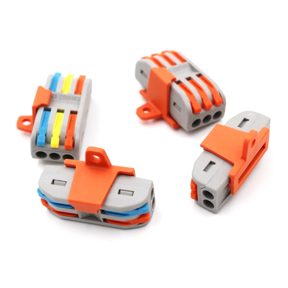 10 шт./лот факсированная Скоба разъем поддержка компактный проводной проводки