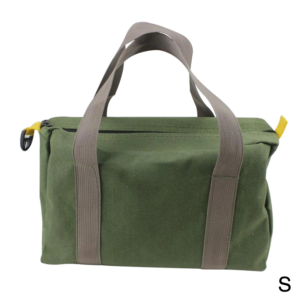 

Handbag Storage With Handle Multi-function High Capacity Tool Bag Pouch Hardware Screwdrivers Waterproof Canvas Wear Resistant