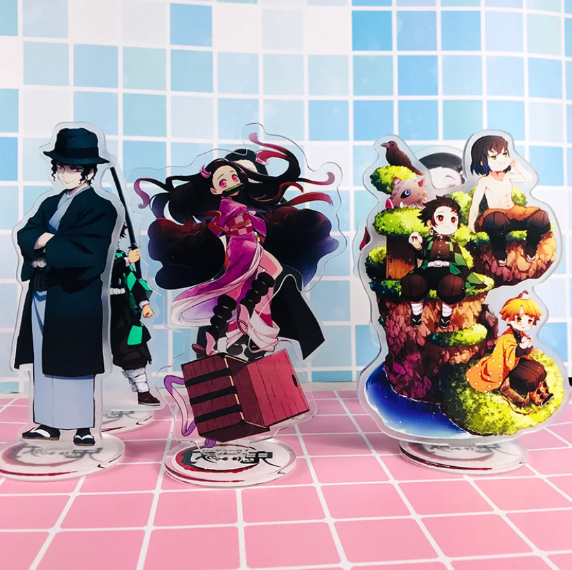 Аниме Демон Истребительница Kimetsu без Yaiba камадо Tanjirou Nezuko Zenitsu Inosuke акриловая
