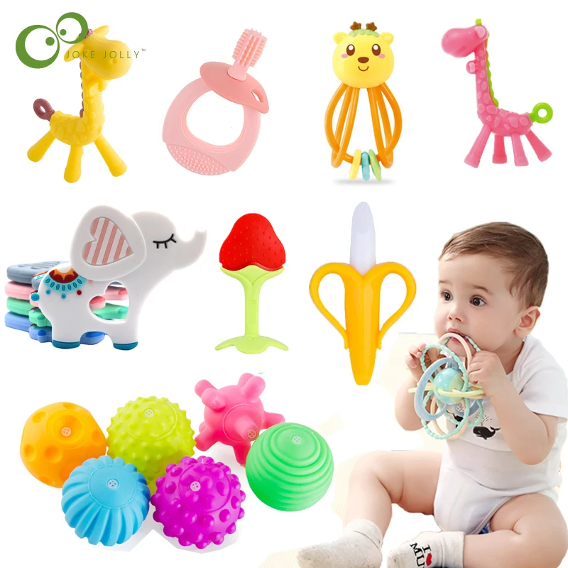 

Развивающие игрушки для младенцев, детские игрушки для детей 0-12 месяцев, погремушки, зубные Прорезыватели для зубов, шарики для новорожденн...
