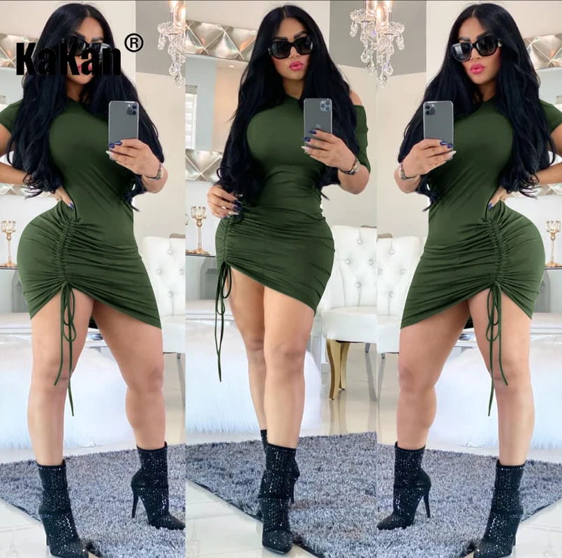 Женское Бандажное платье KaKan разноцветное для ночного клуба в европейском и