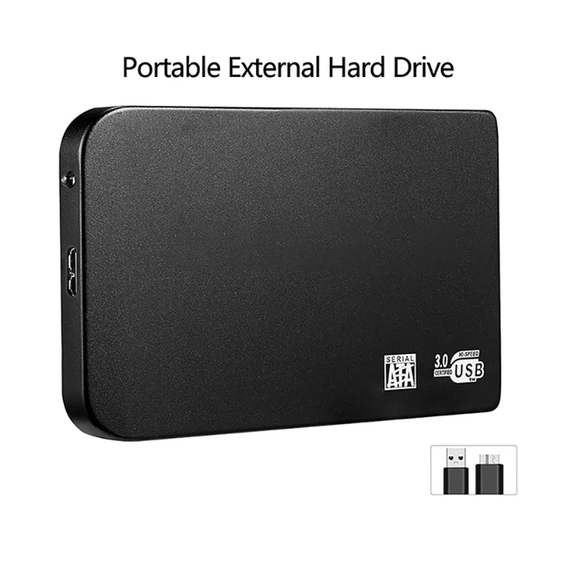 

HDD Case USB 3.0 External Hard Drive for Windows 7 8 9 10 Linux System Portable 2TB SSD Hard Drive External Storage Enclosure