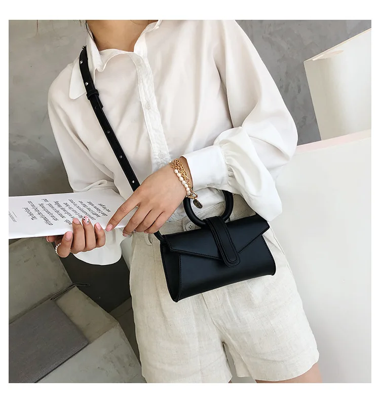 Fluorescent Color Envelope Bag For Ladies Retro High Quality Pu Leather Handbags Female Wome Elegant Korean Style Crossbody Bags