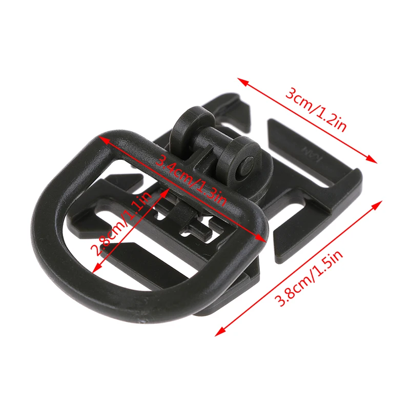 

Походный Вертлюг для лагеря на открытом воздухе, походы в бушкрафт, альпинизм, поворотный D-образный зажим, ранцевый тактический рюкзак с об...