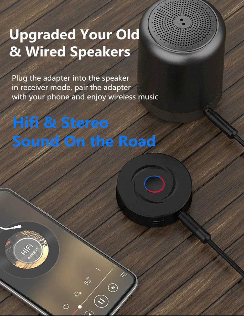 CRDC 2 в 1 Bluetooth приемник передатчик Bluetooth 5,0/4,2 3,5 мм AUX стерео автомобильный беспроводной аудио приемник адаптер для ТВ