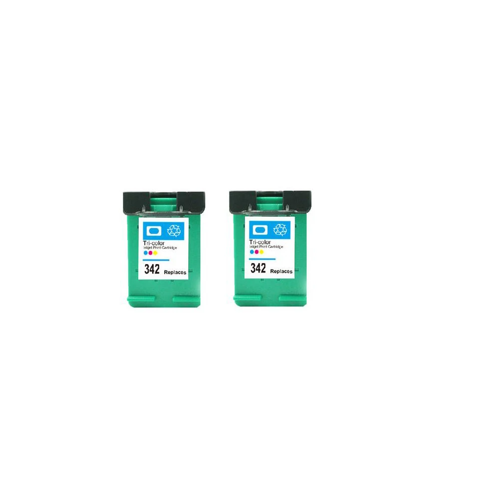 2x чернильные картриджи совместимые с hp342 repalce для 342 342xl Officejet 6300 D4100 D4145 D4155 D4160 D4163