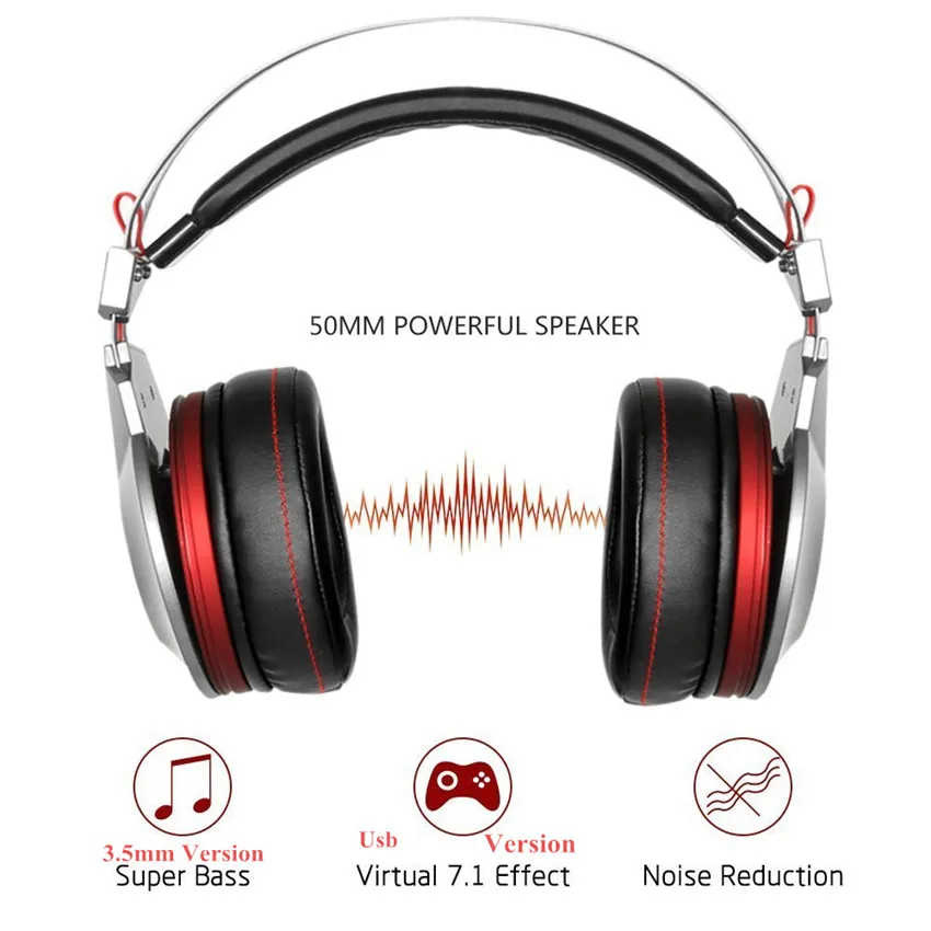 XIBERIA K5 PC игровая гарнитура Наушники Игровые наушники для компьютера Шлем USB 7 1