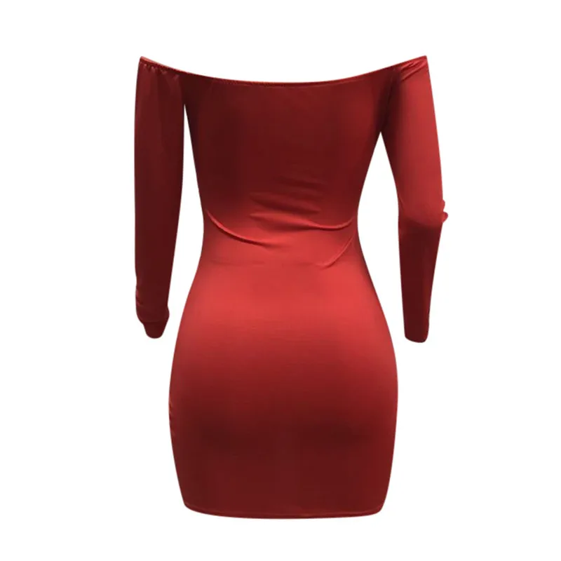 Женское платье тонкое в форме карандаша прямое новинка круглый вырез движущаяся