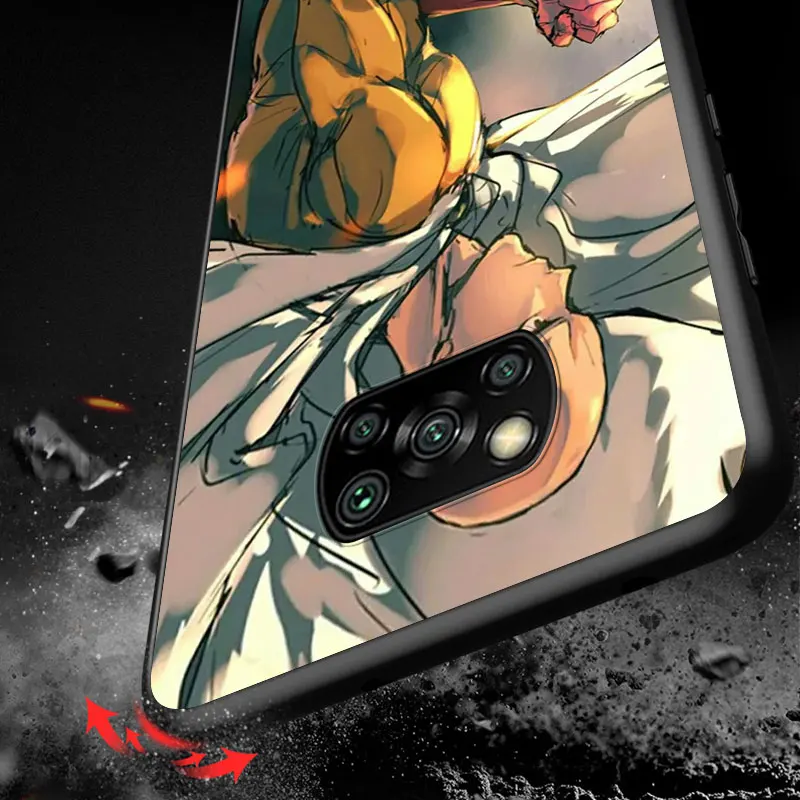 

One Punch Man For Xiaomi POCO F1 M3 X2 X3 NFC F2 M2 Pro Mi Mix 3 Play A3 A2 A1 lite 6 CC9 CC9E Phone Case