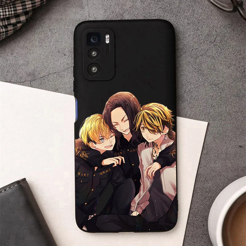tokyo revengers phone case for xiaomi redmi note 10 pro 9 9c 9a note 9 pro for poco m3 pro x3 pro f3 manjirou anime xiaomi case free global shipping