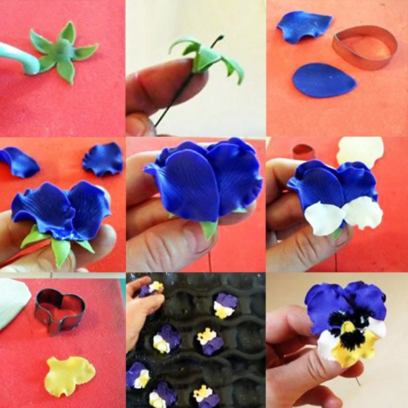 Оптовая продажа 10 комплектов (3 шт./комплект) трехцветные Лепестковые резаки