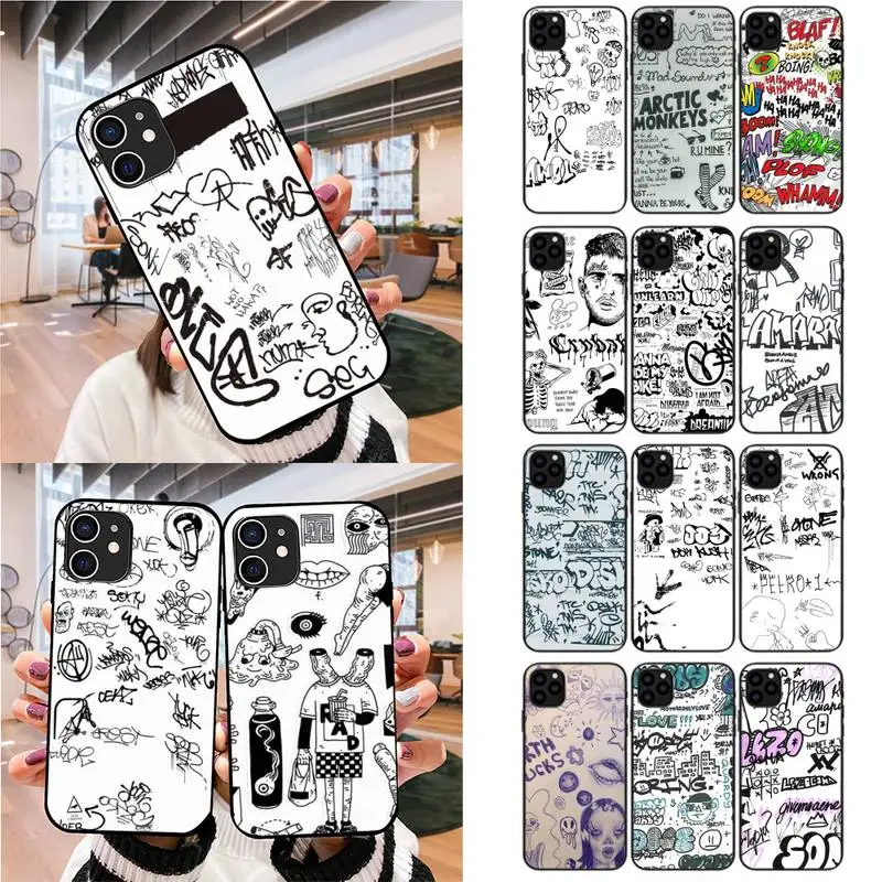 

Graffiti street Phone Case For iPhone 12 Mini 11 Pro XS Max X XR 7 8 Plus