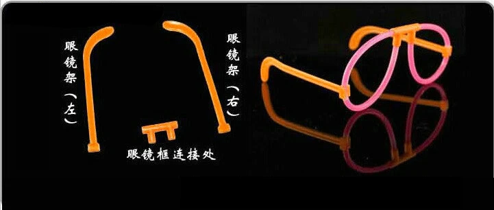 30 комплектов светящаяся палочка повязка очки бабочка и т. Д. соединительная