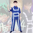 Детский костюм для косплея из японского аниме Моя геройская Академия, детский гимнастический костюм, школьная форма, топы, брюки, комбинезон из аниме