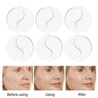 6 pairs reusable silicone wrinkle removal sticker face skin care eye wrinkle neck lifting forehead sticker anti patch aging u9m2
