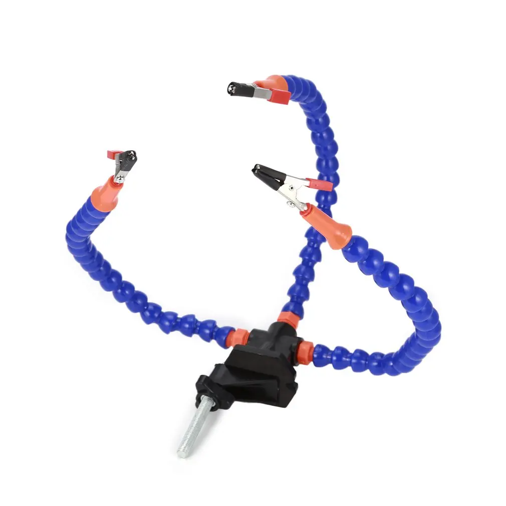 

Multi Soldering Helping Hand Third Hand Tool 3X Magnifying USB DC Fan Flashlight Magnifier PCB Welding Repair Station