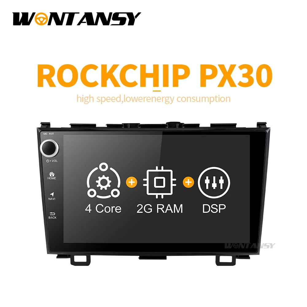 Android 9 0 PX30 автомобильный dvd gps плеер для Honda CRV CR-V с автомобильным радио навигацией