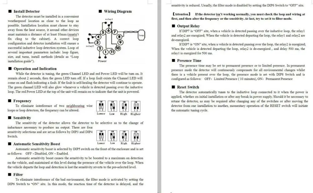 

Traffic Inductive Loop Vehicle Detector Signal Control