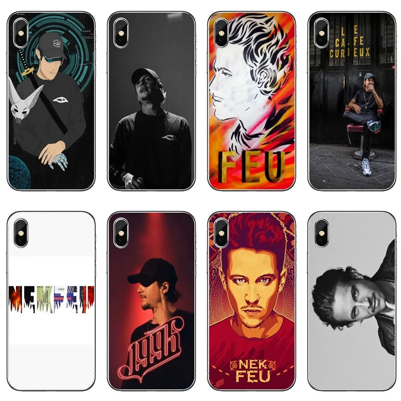 Силиконовый чехол Nekfeu Singer для iPhone X XR XS 11 Pro Max 8 7 6 6S Plus 5 5S SE 4S 4 iPod Touch | Мобильные