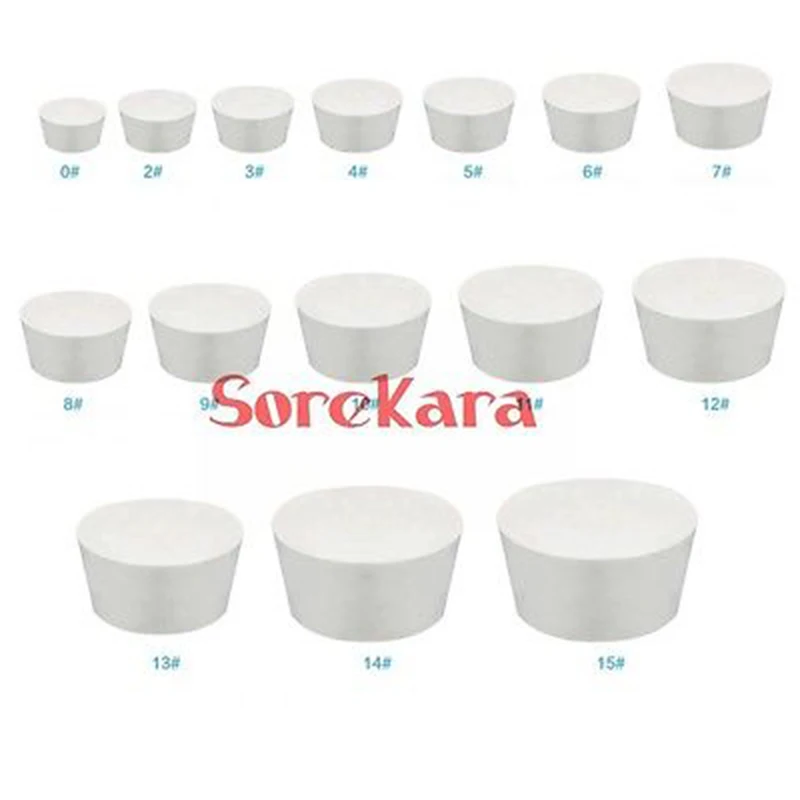 10 шт. резиновые пробки для лабораторных пробирок 25/33 мм|stopper| |