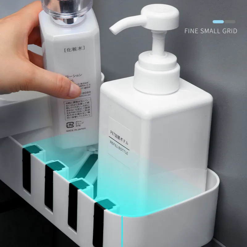 Полка для ванной вращающаяся вешалка полотенец органайзер хранения туалета