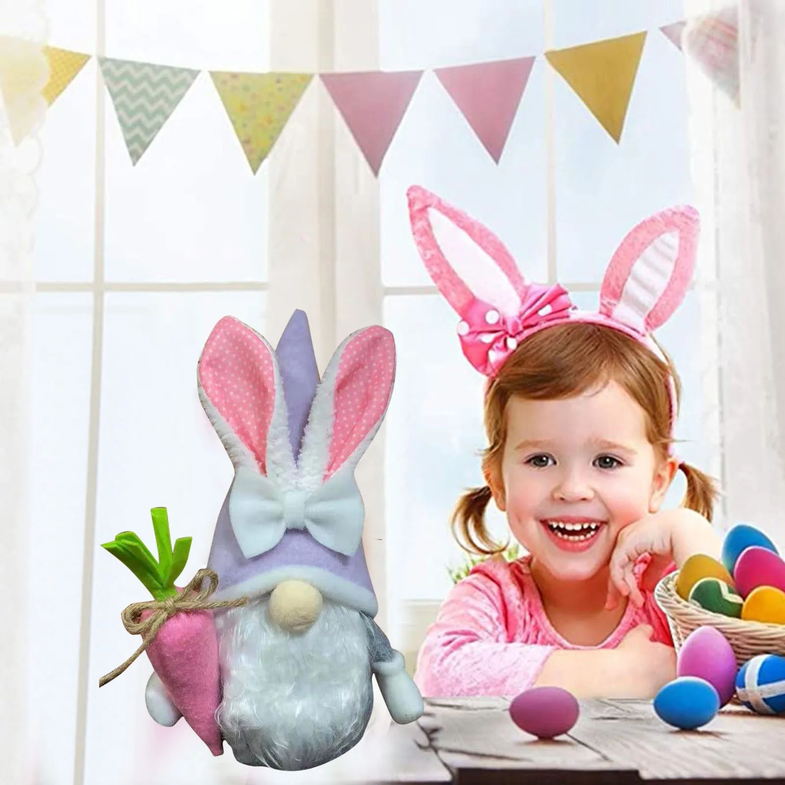 

2021 New Easter Day Gnome Rabbit Faceless Doll Decorations Bedroom Living Room Desktop Hanging Bedroom Decoration