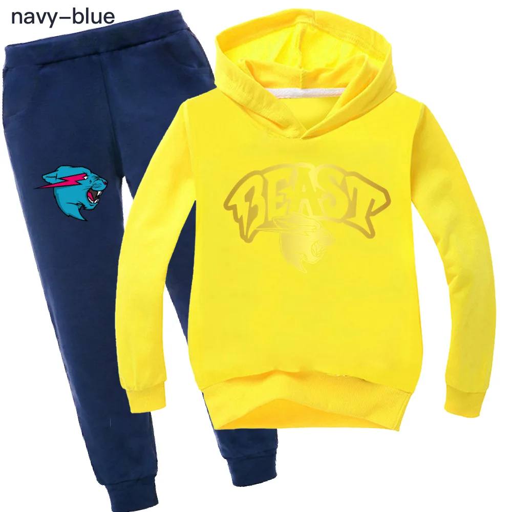 New Toddler Cat 3D Print Autumn Sweatshirt Pants Set Kids Cotton Sport Active Coat Set Hoodie Trousers Boy Girl Clothing