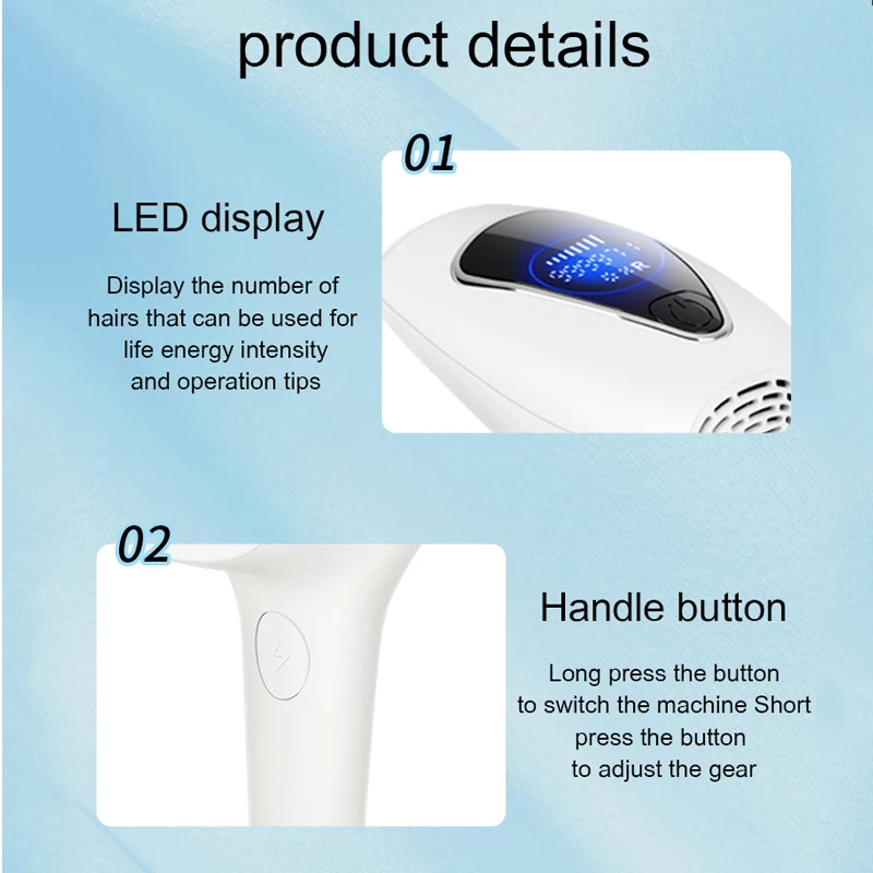 Профессиональный IPL женский Лазерный Аппарат для удаления волос Женский