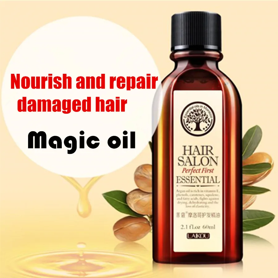 60 мл марокканский глубокой Кондиционер вилка сухими поврежденных волос починим