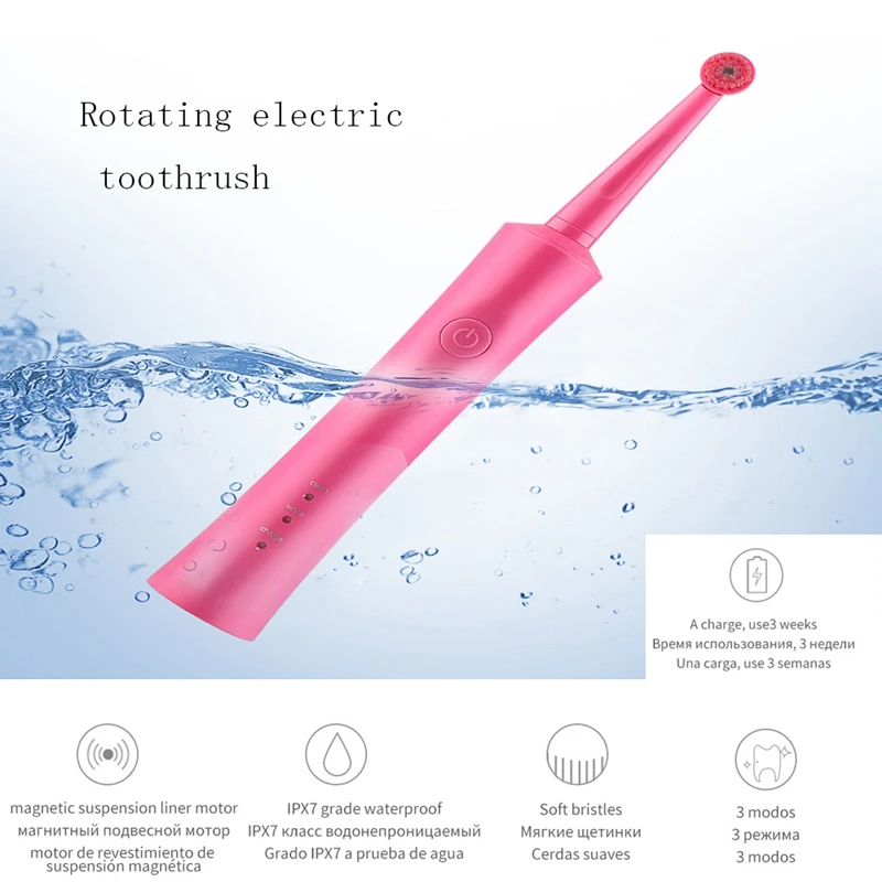 Лучшие предложения электрическая зубная щетка ультразвуковая перезаряжаемая