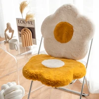 poached egg plush cushion 50x50x5cm pillow cover pillowcase home decoration for car living room bed room