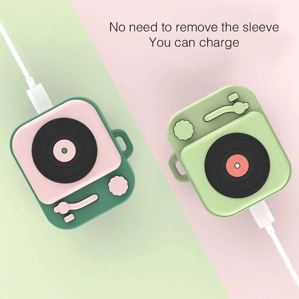 Мягкий силиконовый чехол для Airpods Мультфильм защитный милый чехол гарнитура аксессуары чехол для Apple Беспроводная коробка для хранения наушников