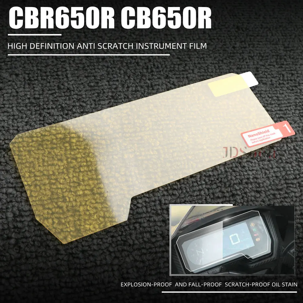 

JDSOON мотоцикл кластера защитой от царапин защитная пленка кластерный дисплей протектор инструментальная пленка для HONDA CBR650R CB650R 2019