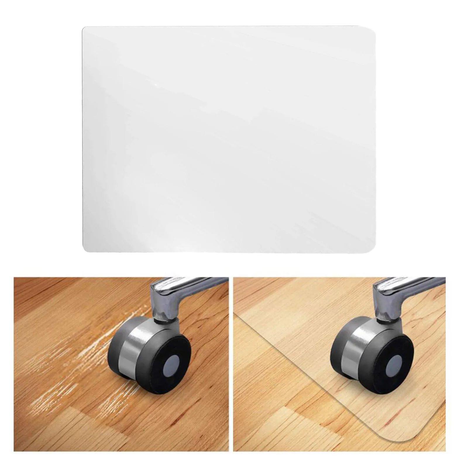 Нескользящий прямоугольный коврик из ПВХ для стульев протекторы офисных и