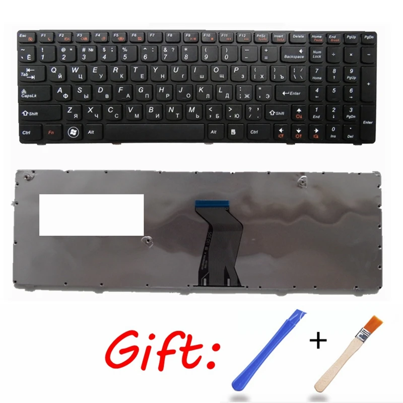 Ру черный новая клавиатура для ноутбука LENOVO B570 Z570 Z575 V570A V570G B575 B590 B580