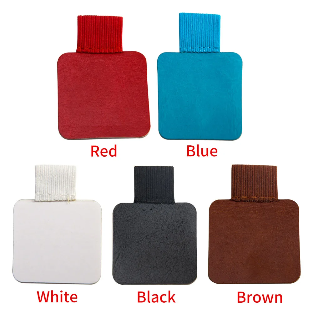 

Office Supplies Pencil Notebooks Pen Clip Self-adhesive Pen Holder Elastic Loop Leather Stationery Simple Style School Supplies