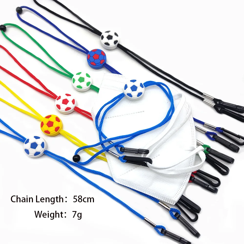 Модный мультяшный цветной держатель для детской футбольной маски простые