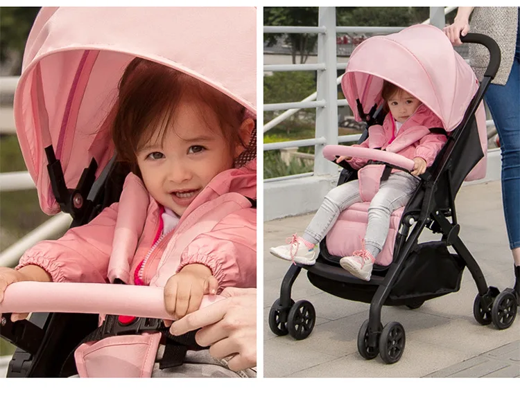 2 In1 Twins Baby Stroller Can Be Split Can Sit on A Reclining Double Stroller Baby Twins Trolly Four Wheel Baby Carriage