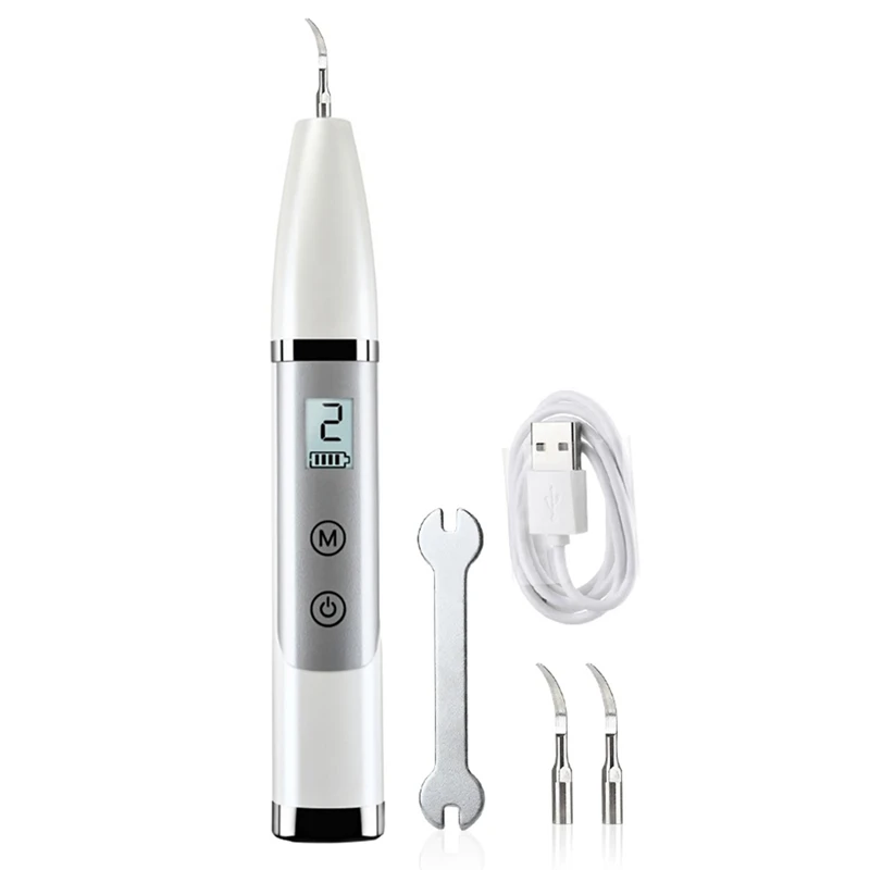 

Electric Ultrasonic Whitener Scaler Oral Irrigator Tooth Cleaner Tartar Stains Remover Teeth Whitening Tools