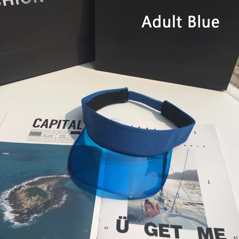 

Women Summer UV Protection Sun Visor Plastic Hat Golf Sport Headband Cap Women's Summer UV Protection Sunhat